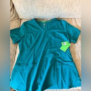 HH works by Healing hands, teal, Monica top, XL, new with tags